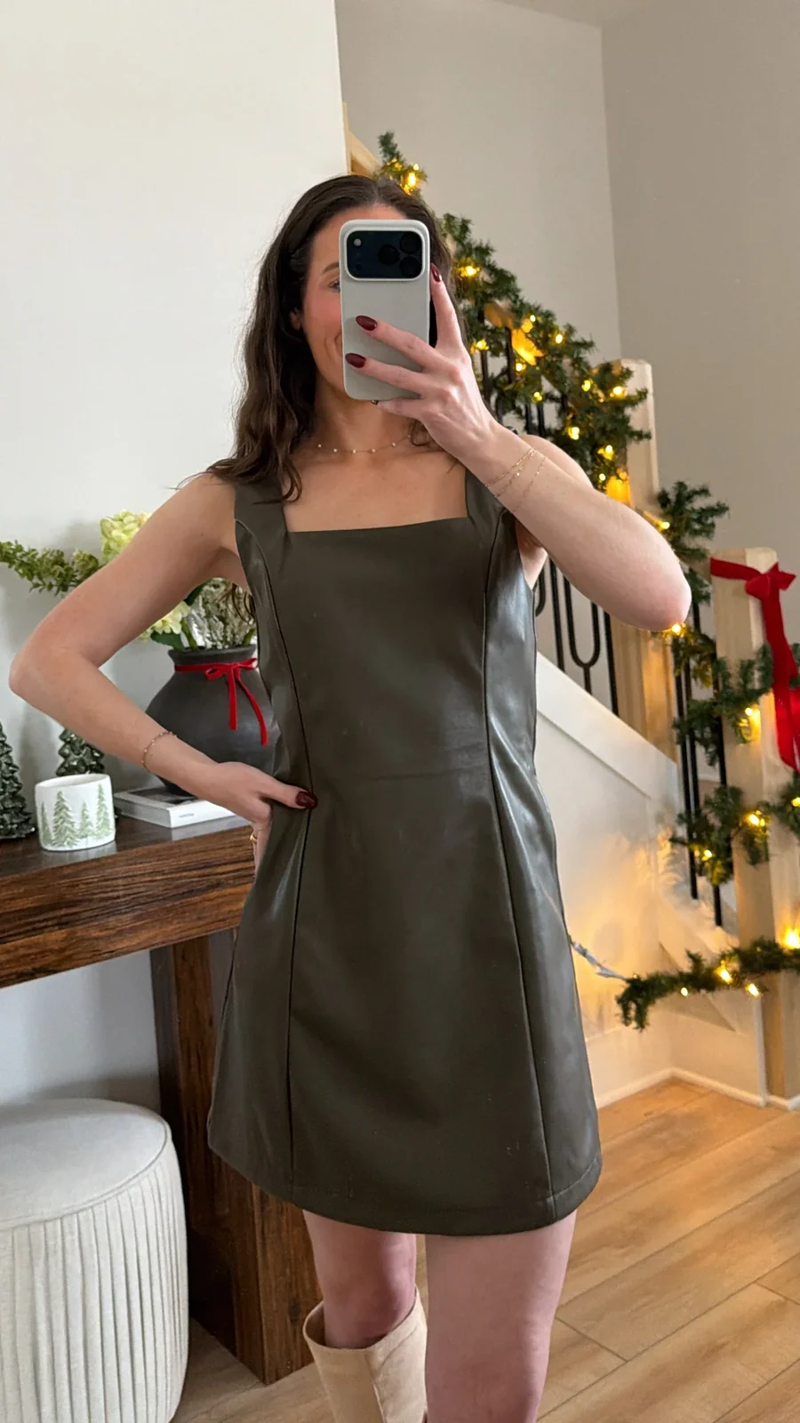 Mont Blanc Leather Dress