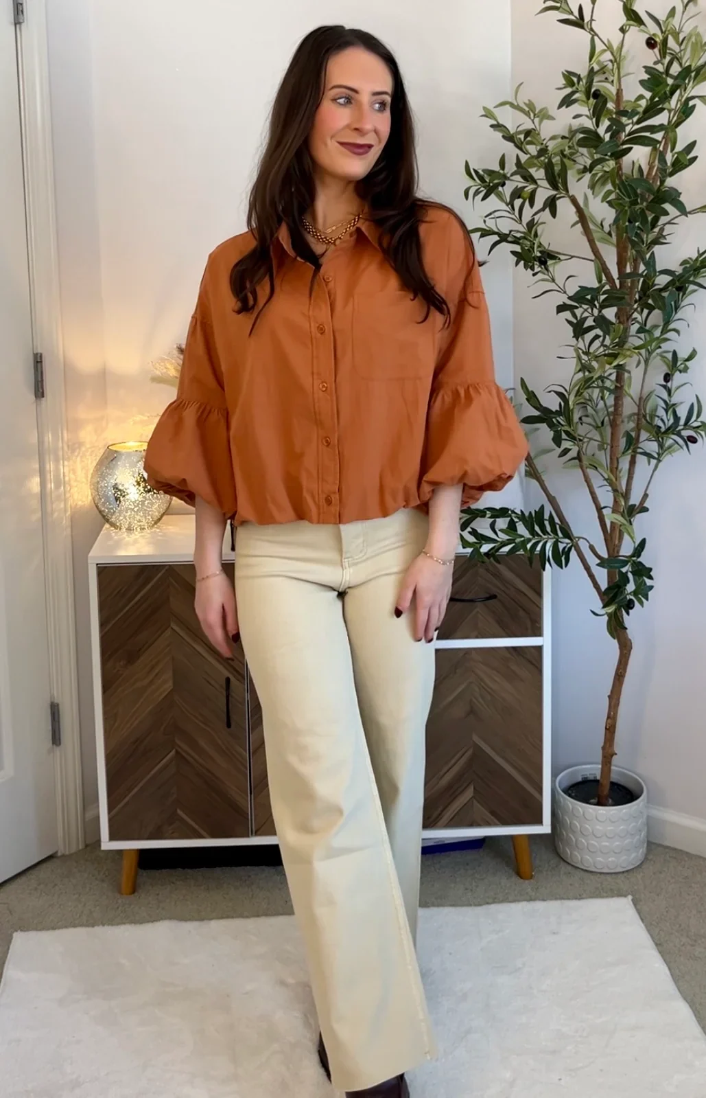 View 10: Cozy Trails Wide Leg Pants