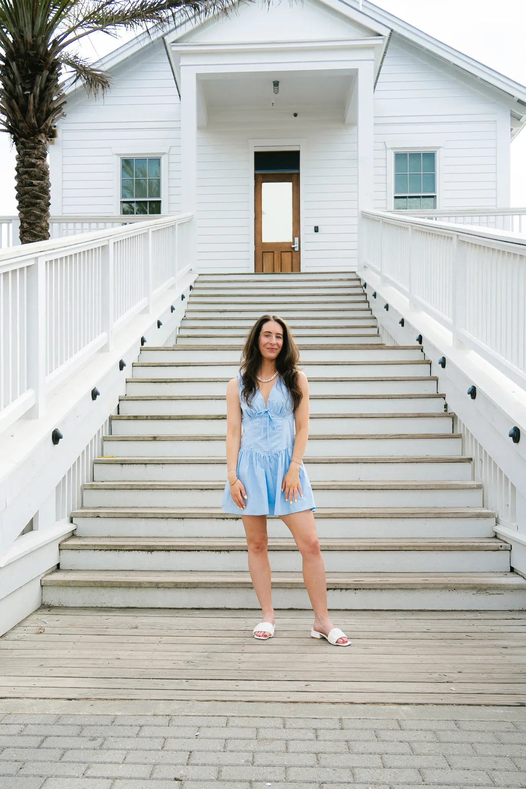 View 9: French Blue Bustier Dress