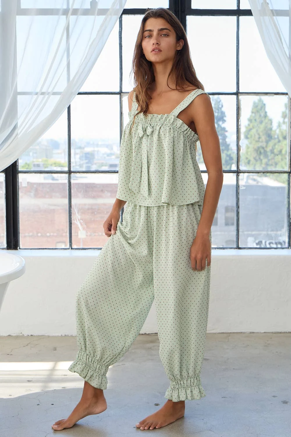 Sunset Confetti Pajama Set