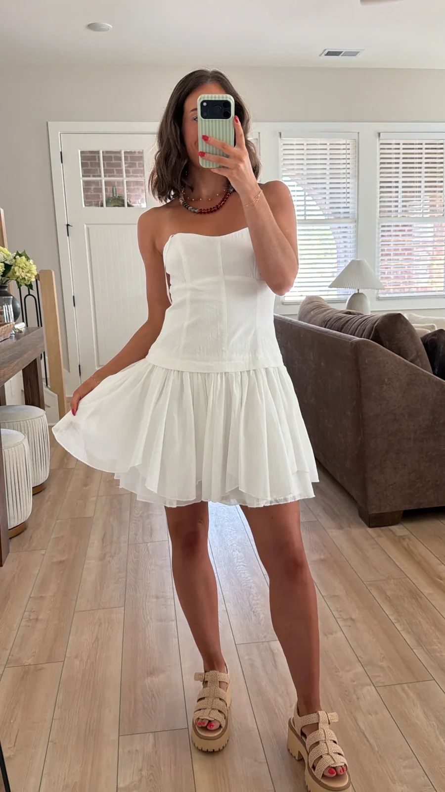 Fall Fever Drop Waist Dress