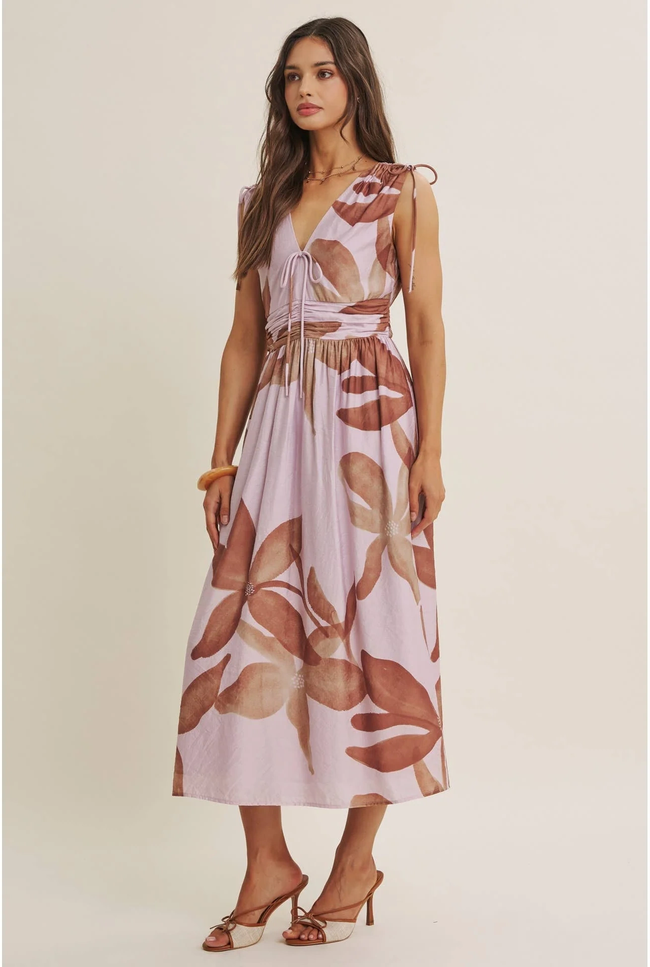 Tropical Sunset Midi Dress