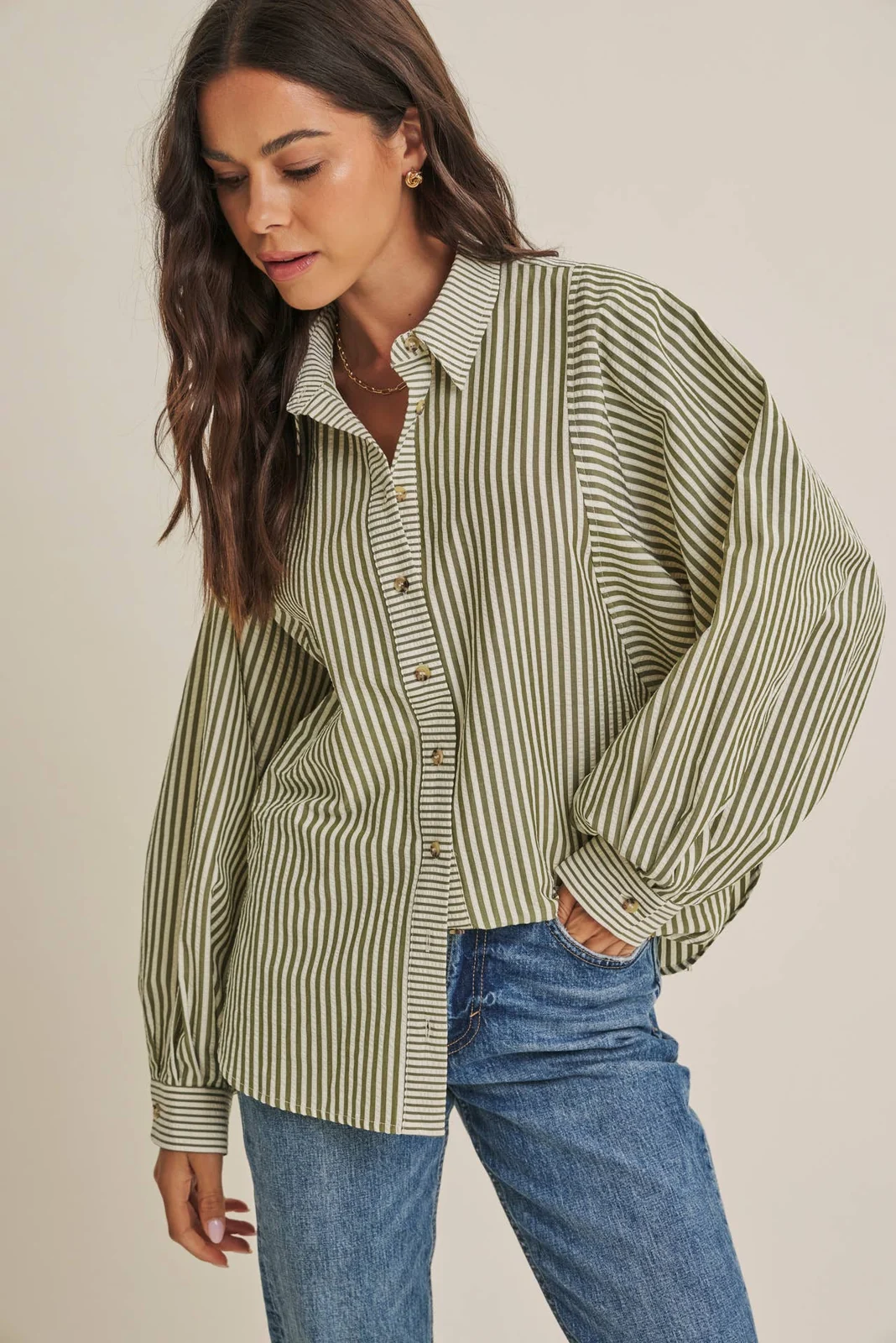 View 11: French Cafe Button Down Shirt