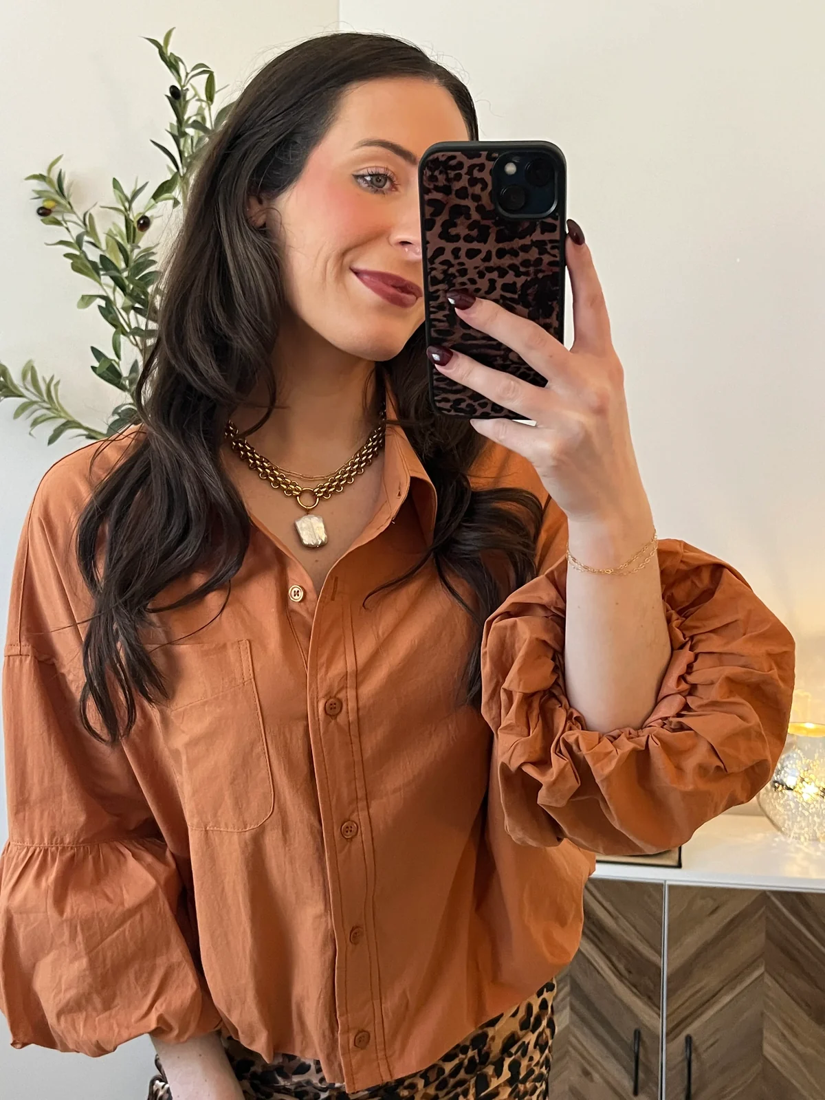 Luxe Compass Blouse