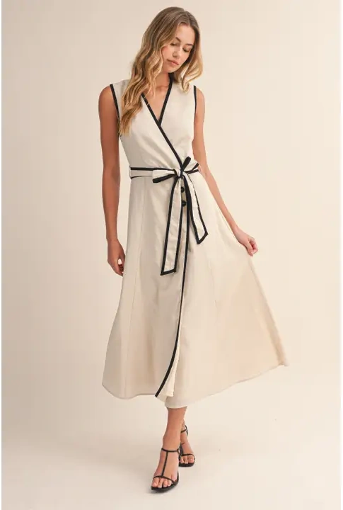 Taormina Wrap Midi Dress