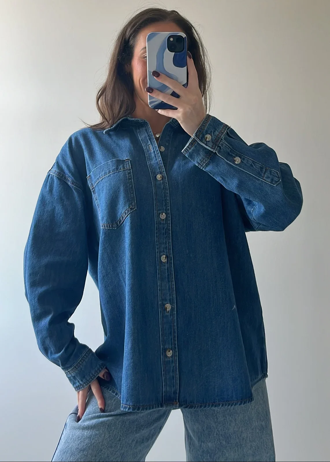 Spiked Cafè Button Down Top