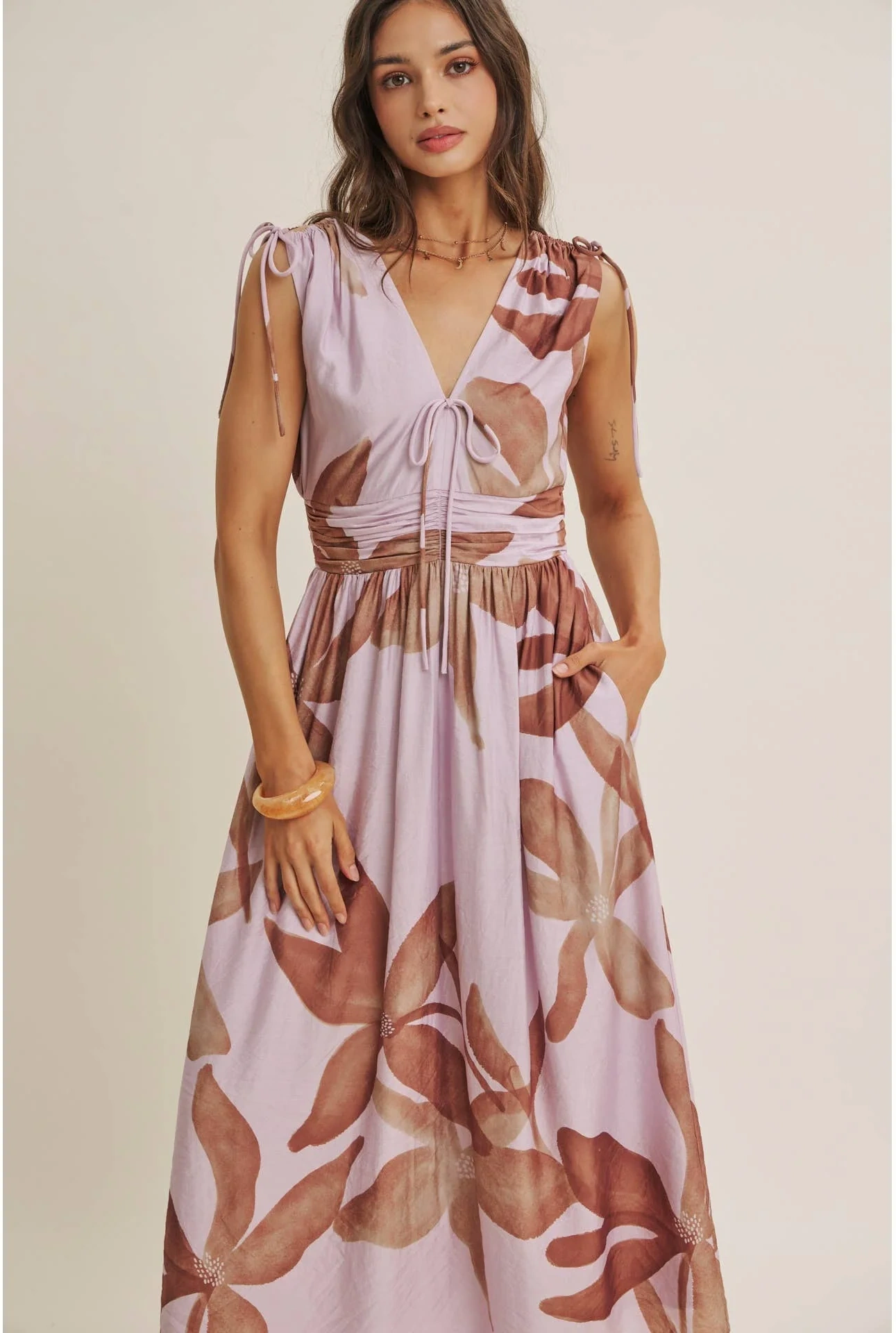View 5: Tropical Sunset Midi Dress