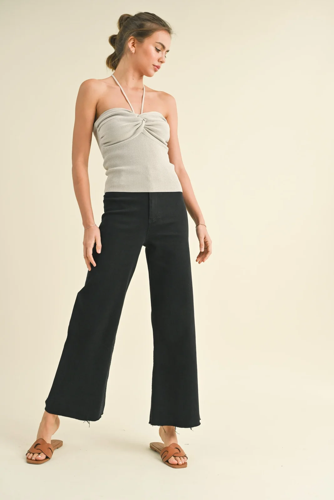 View 2: Cozy Trails Wide Leg Pants