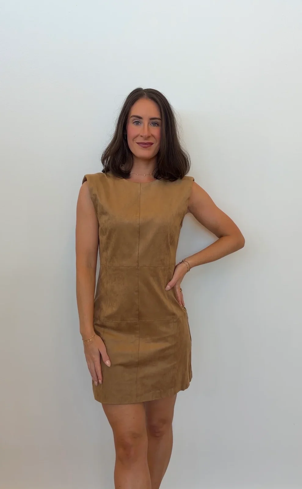 Autumn Daze Suede Dress