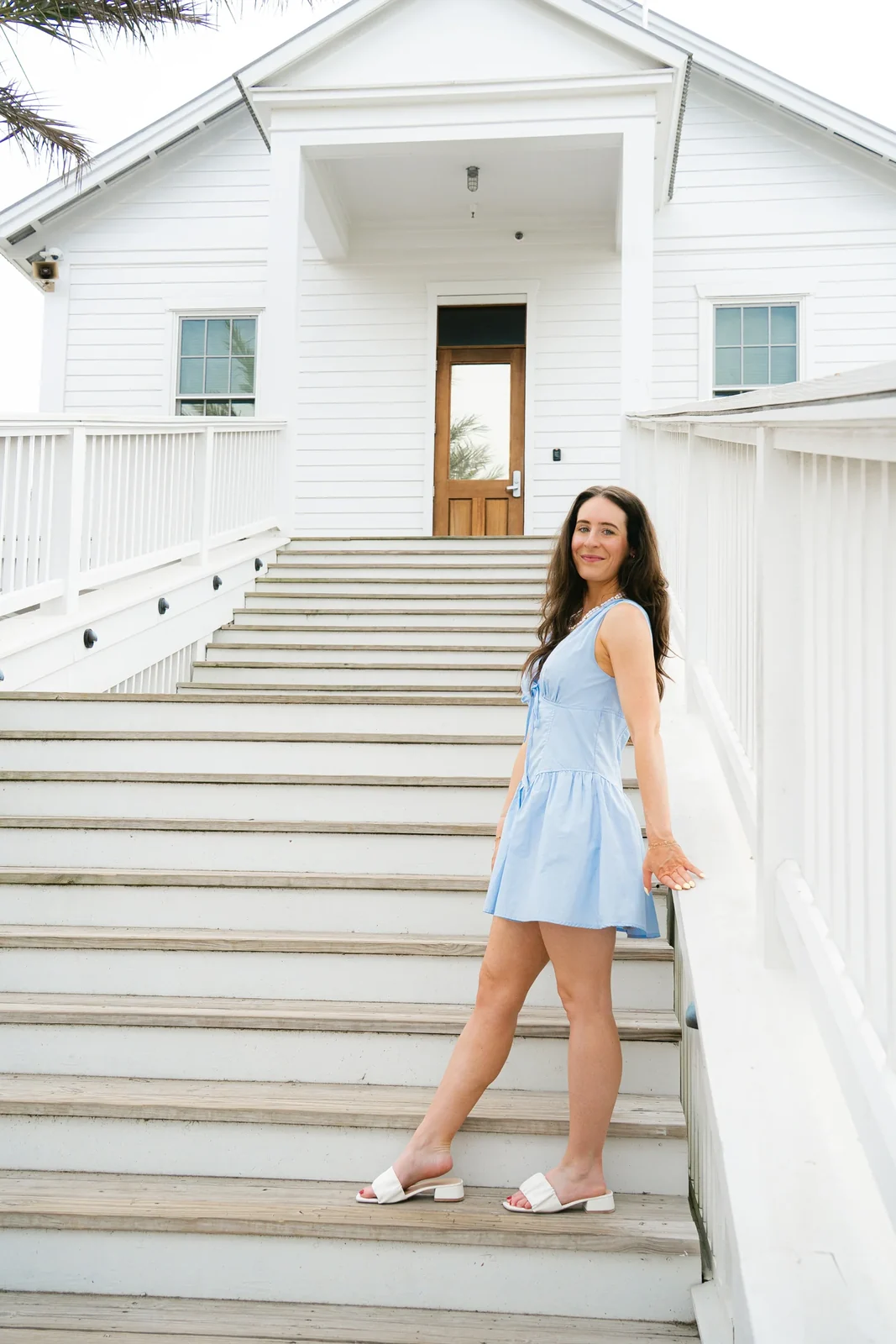 View 6: French Blue Bustier Dress
