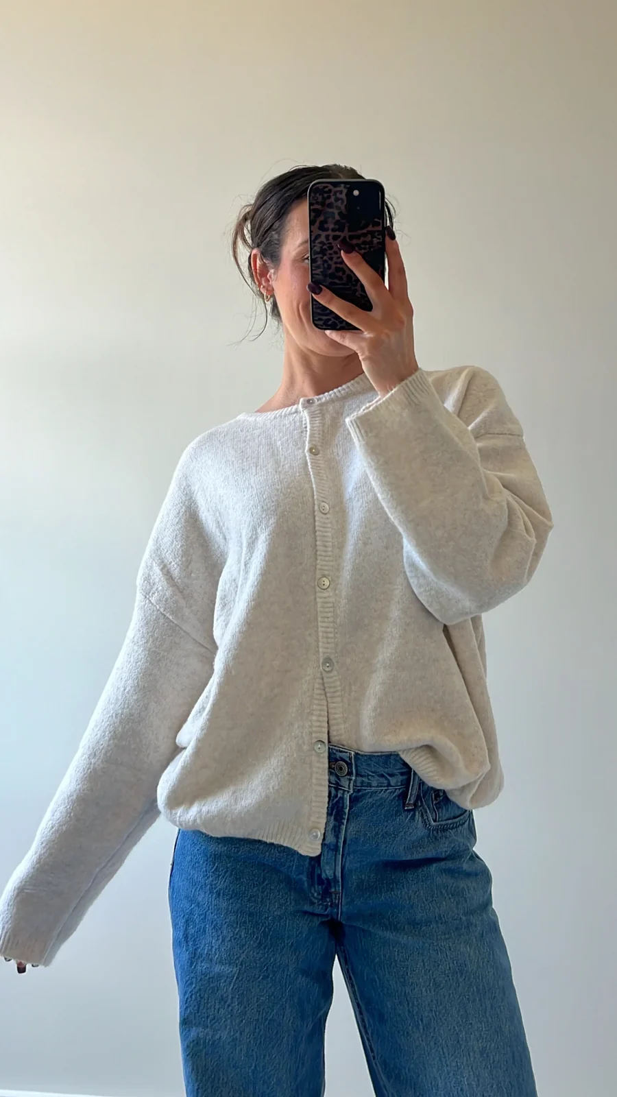 View 17: Cream Coast Cardigan Sweater
