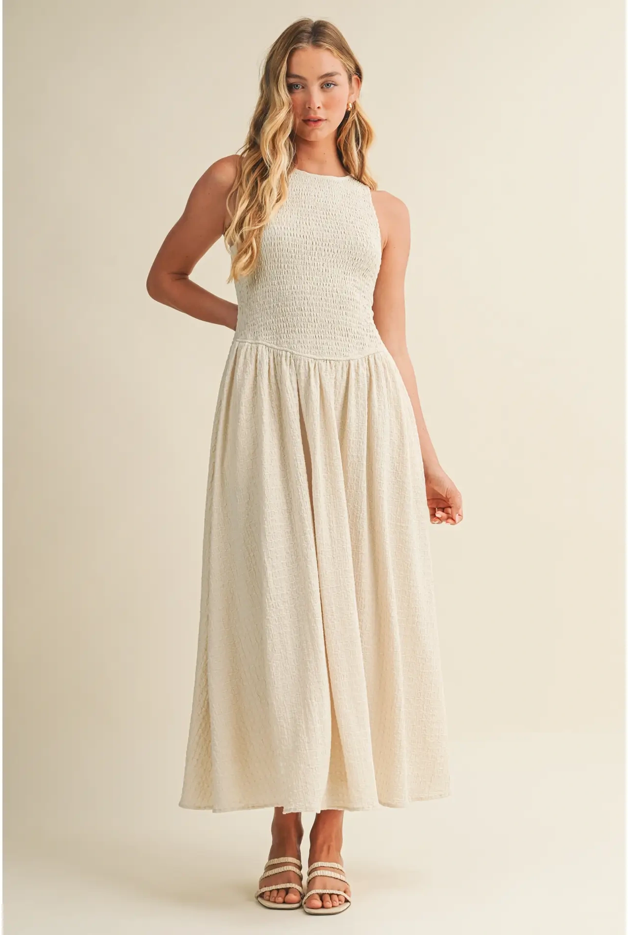 Summer Breeze Smocked Maxi Dress