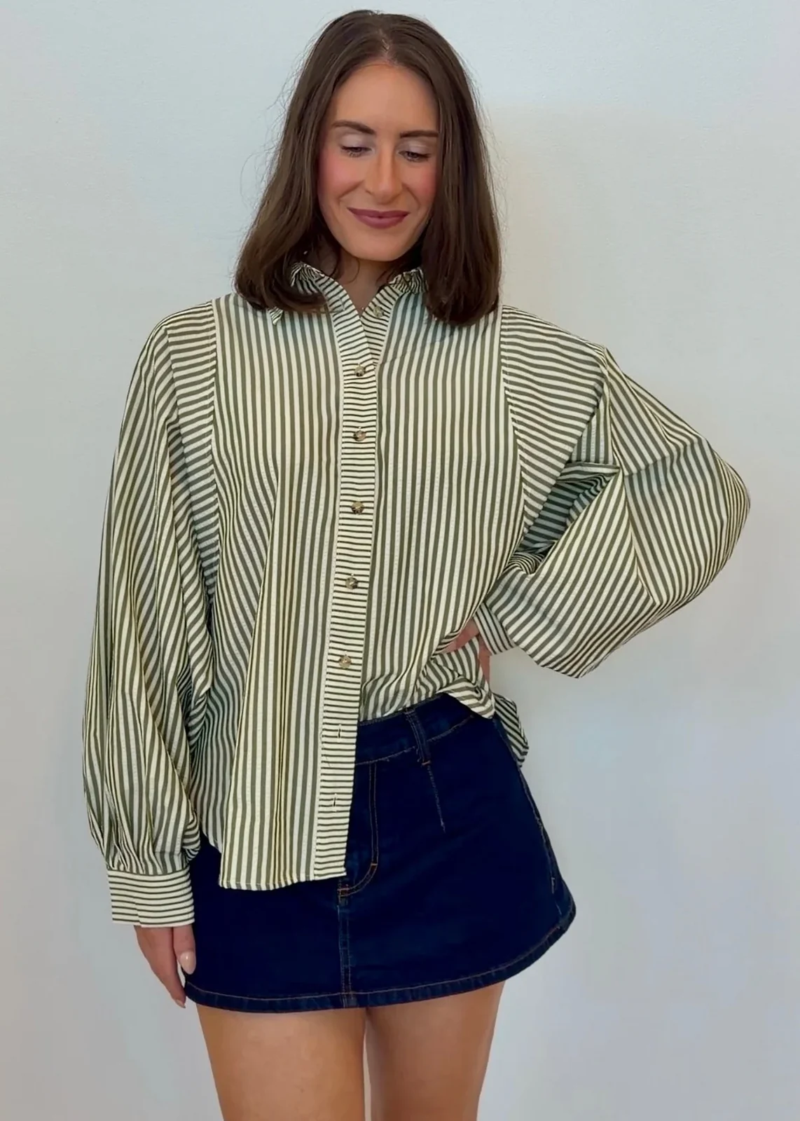 View 2: French Cafe Button Down Shirt