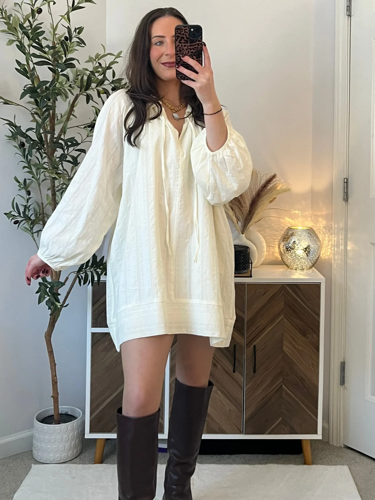Alaskan Air Balloon Sleeve Dress
