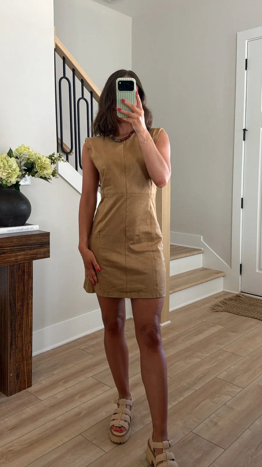 Autumn Daze Suede Dress
