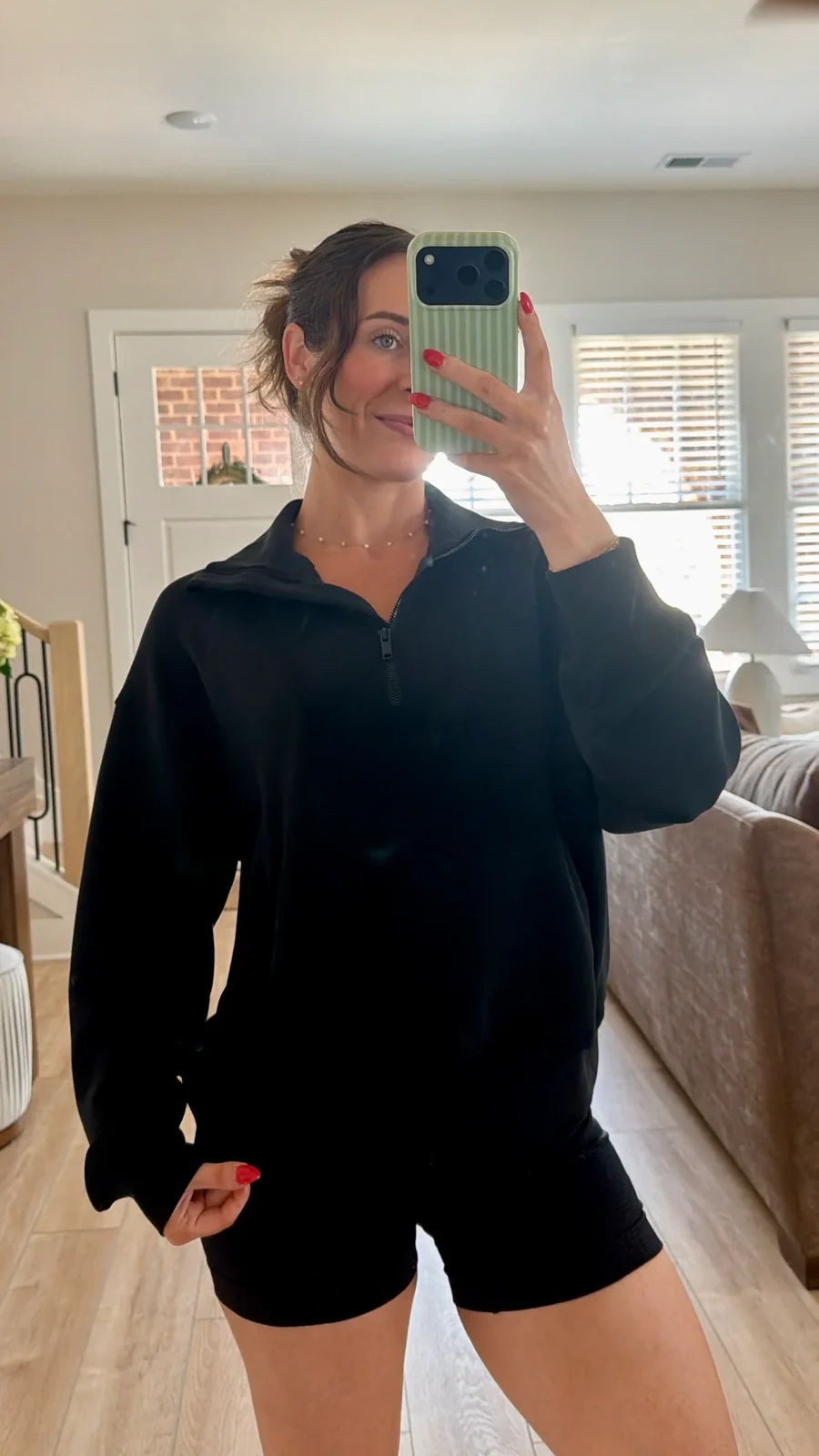 View 3: Roam Free Modal Quarter Zip Pullover
