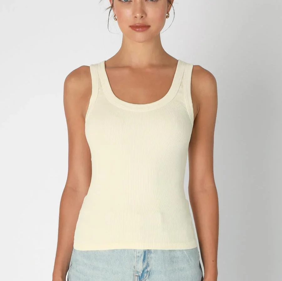 Cozy Day Ribbed Knit Tank