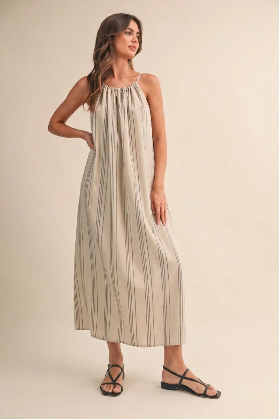 Capri Coast Midi Maxi Dress