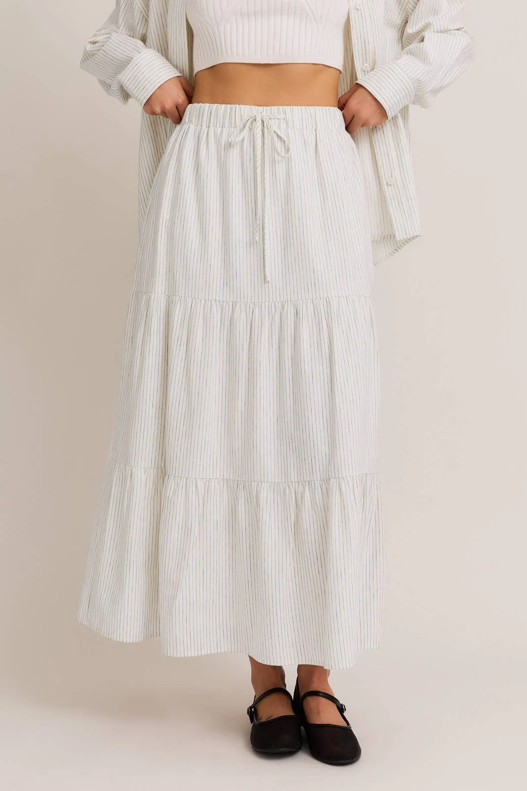 Sailboat Stripes Skirt