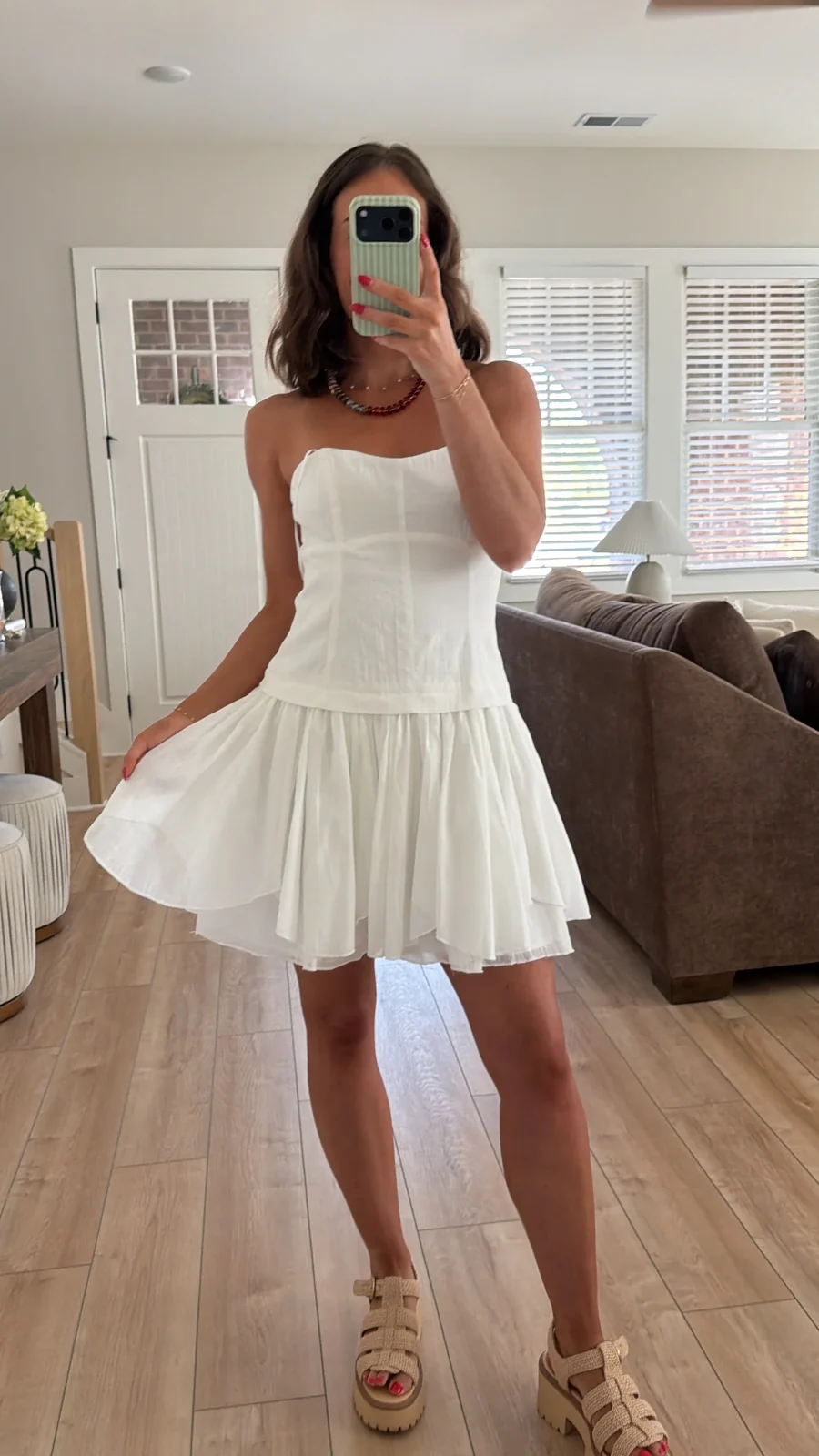 Fall Fever Drop Waist Dress