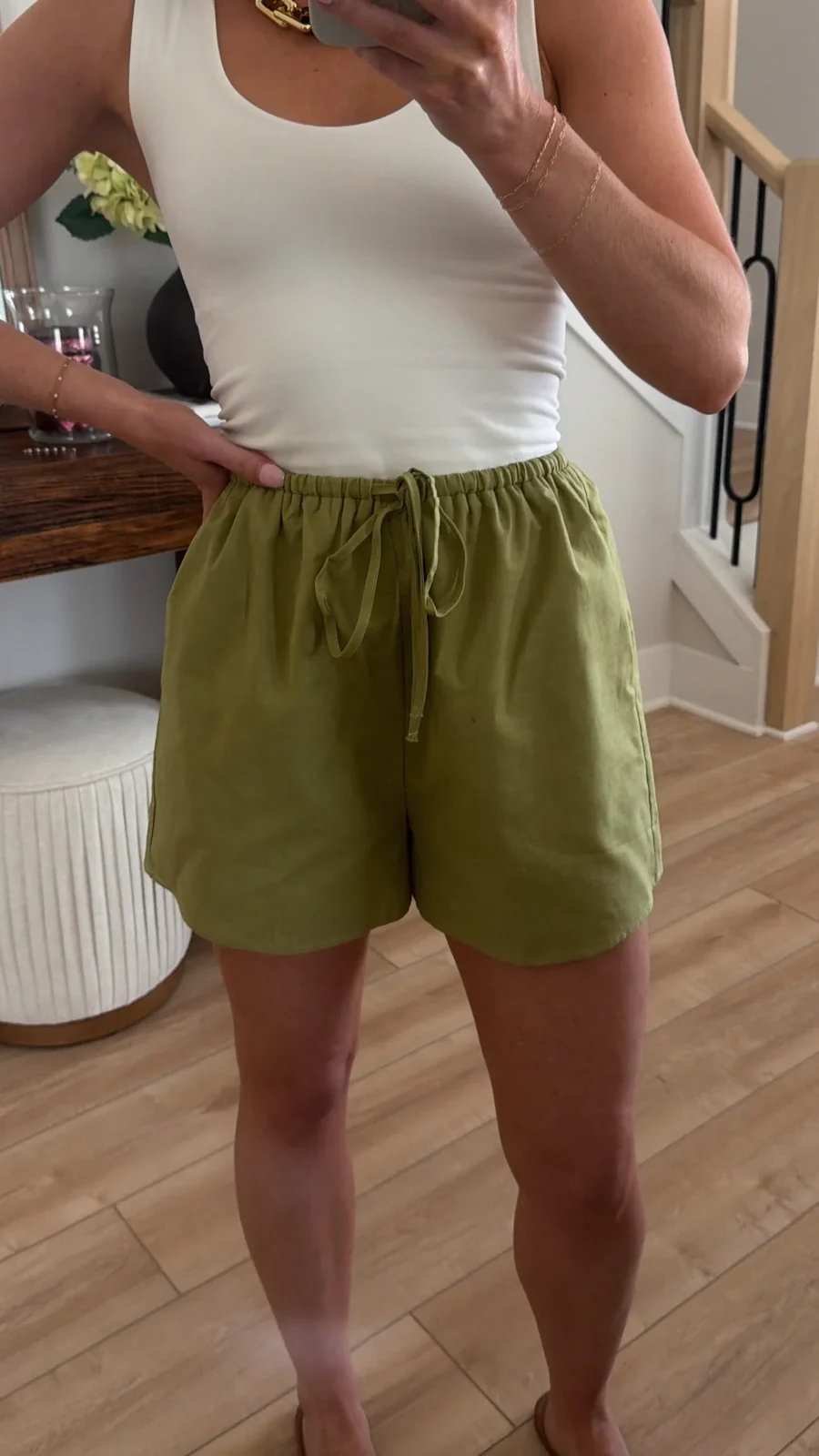 View 10: Seaside Linen Drawstring Shorts