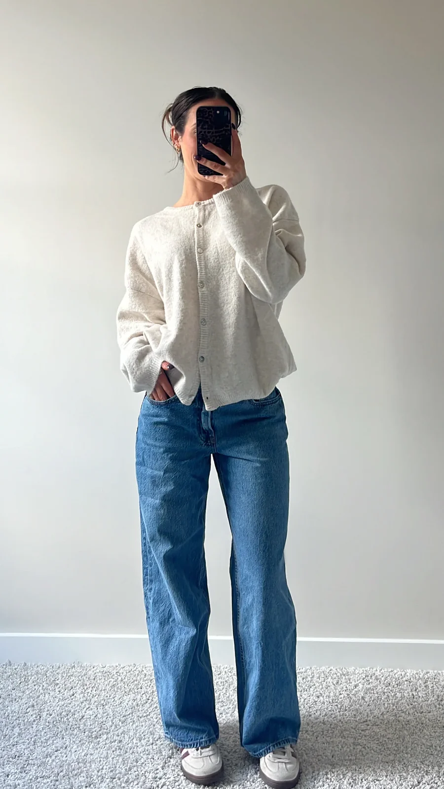 View 22: Cream Coast Cardigan Sweater
