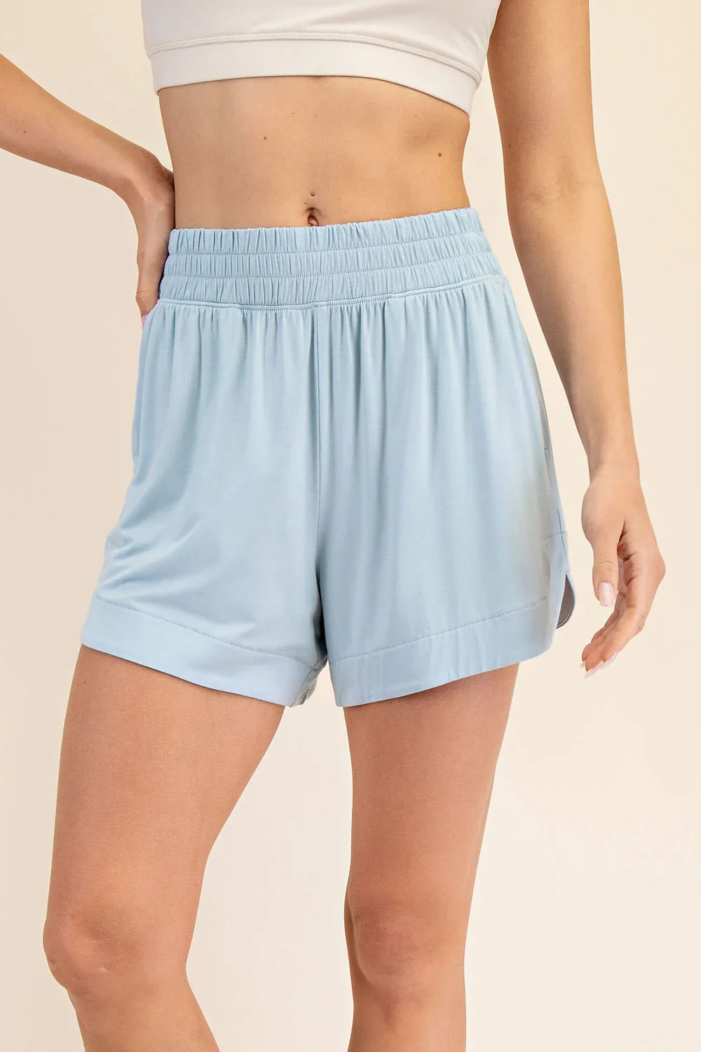 Salt Air Viscose Tulip Shorts