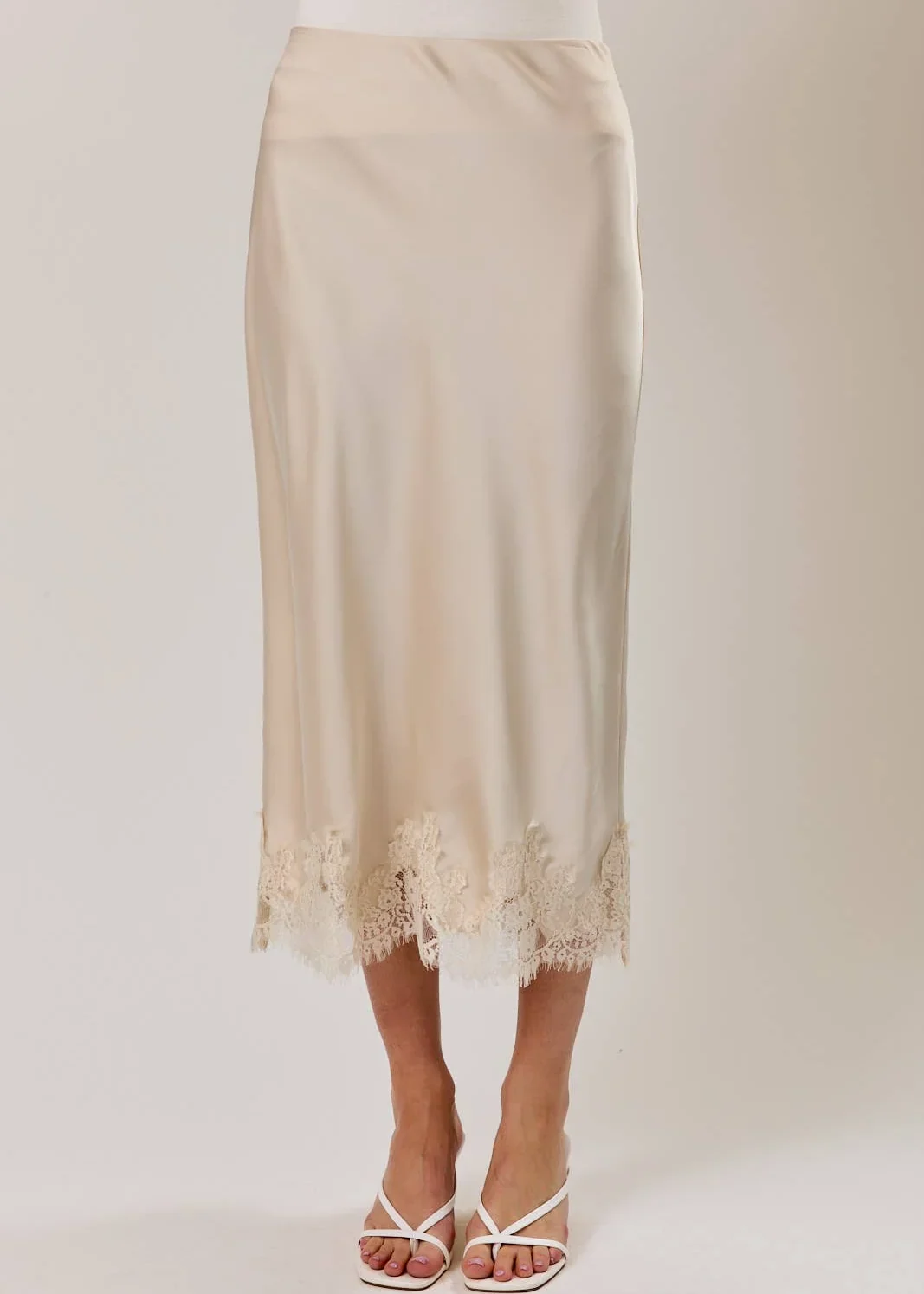 Pearl Tide Midi Skirt