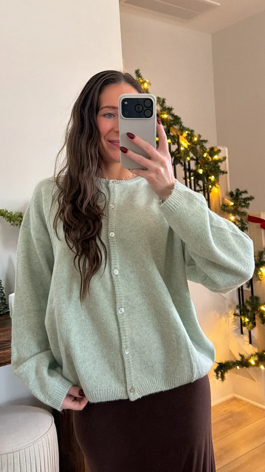 View 30: Cream Coast Cardigan Sweater
