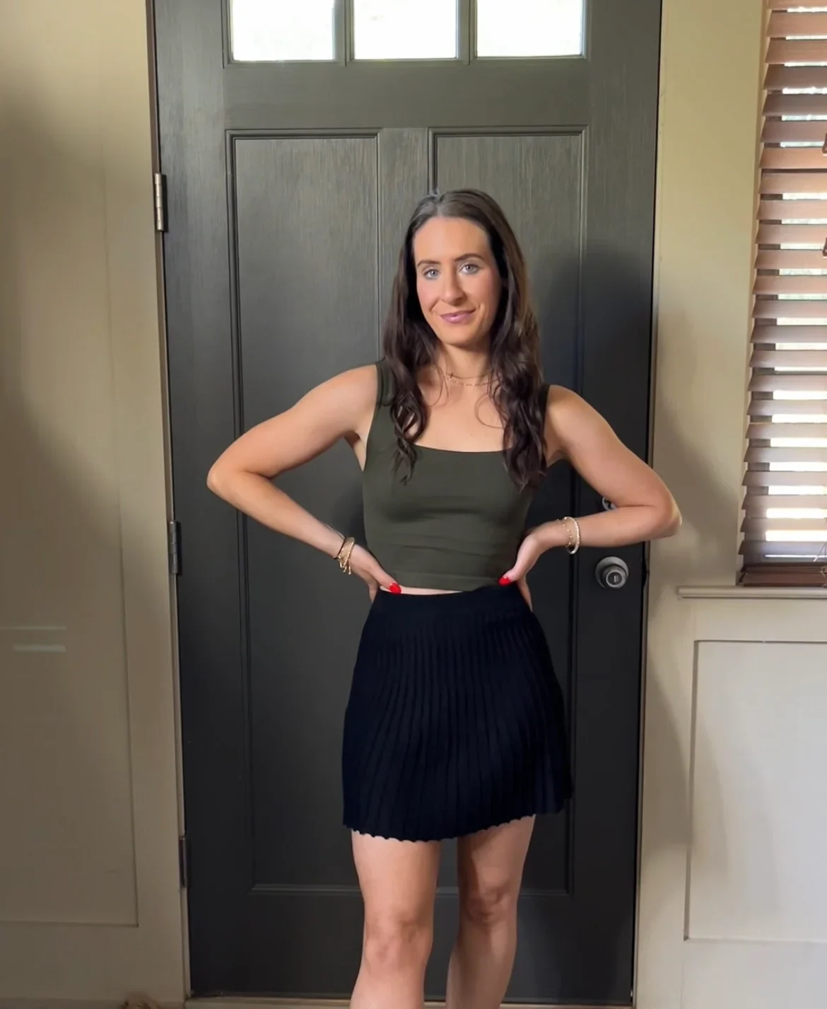 Crisp Air Square Neck Top