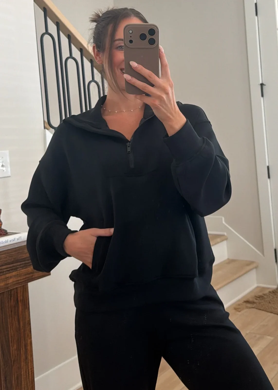 Roam Free Modal Quarter Zip Pullover