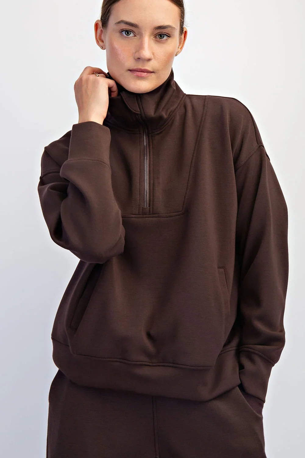 View 10: Roam Free Modal Quarter Zip Pullover