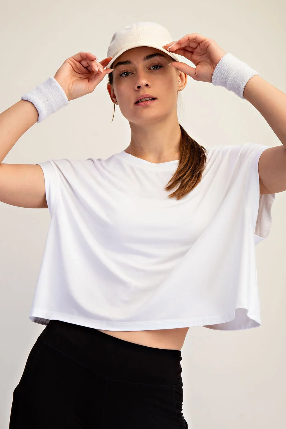 View 5: Airflow Open-Back Athleisure Tee