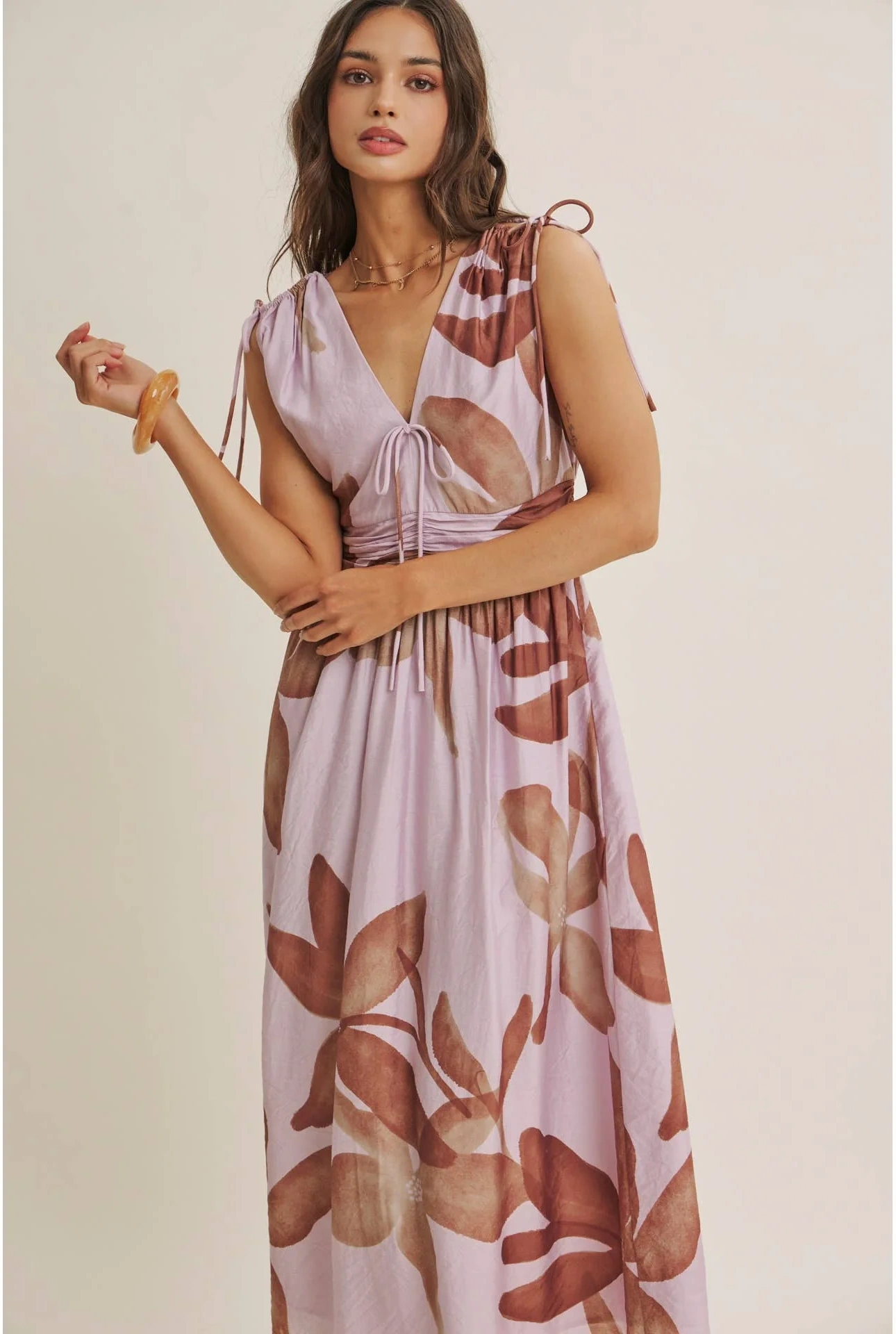 View 3: Tropical Sunset Midi Dress