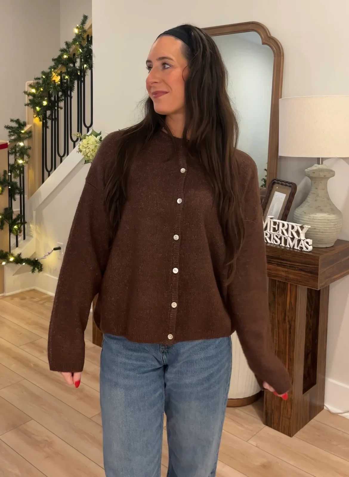 View 21: Cream Coast Cardigan Sweater
