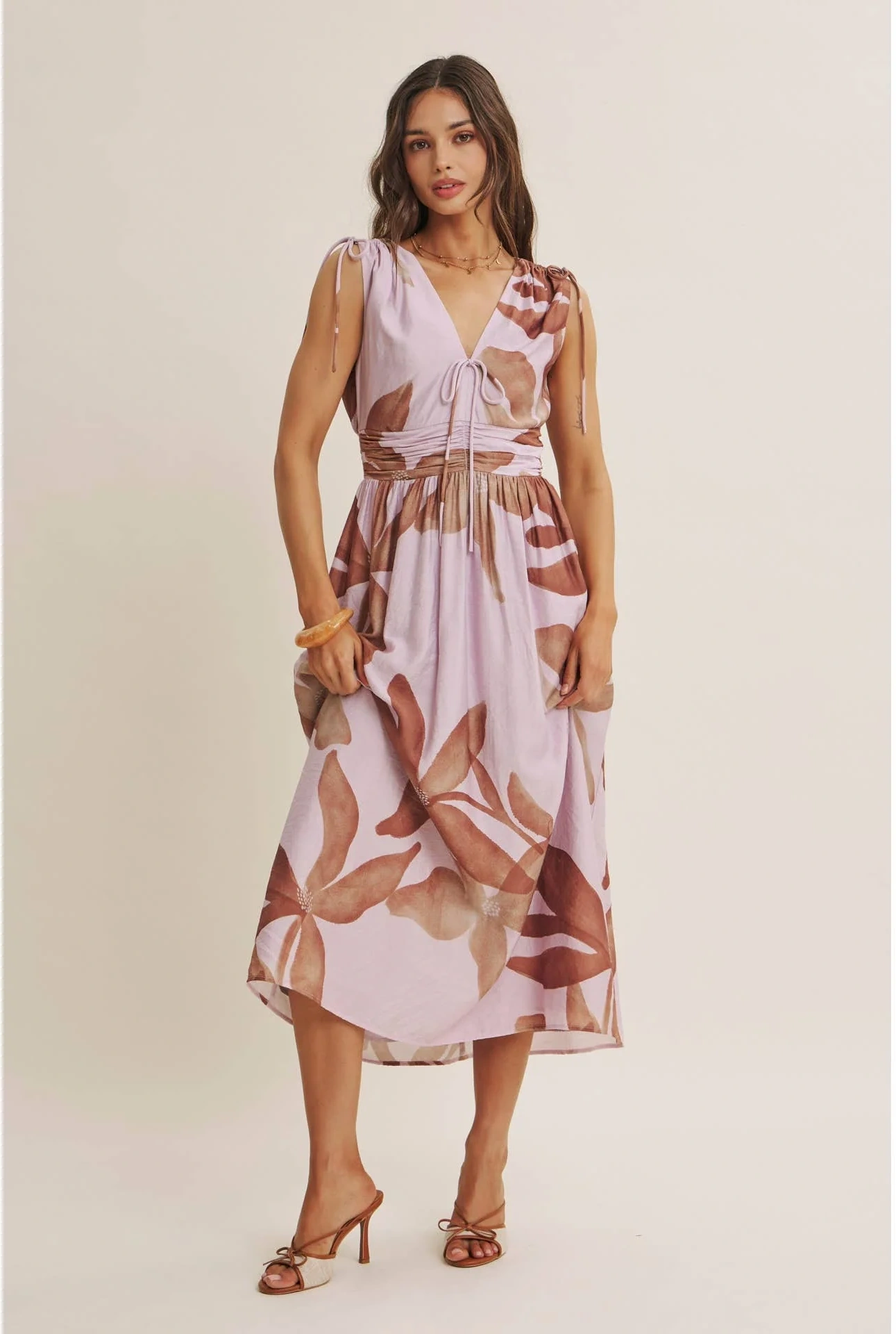 View 7: Tropical Sunset Midi Dress