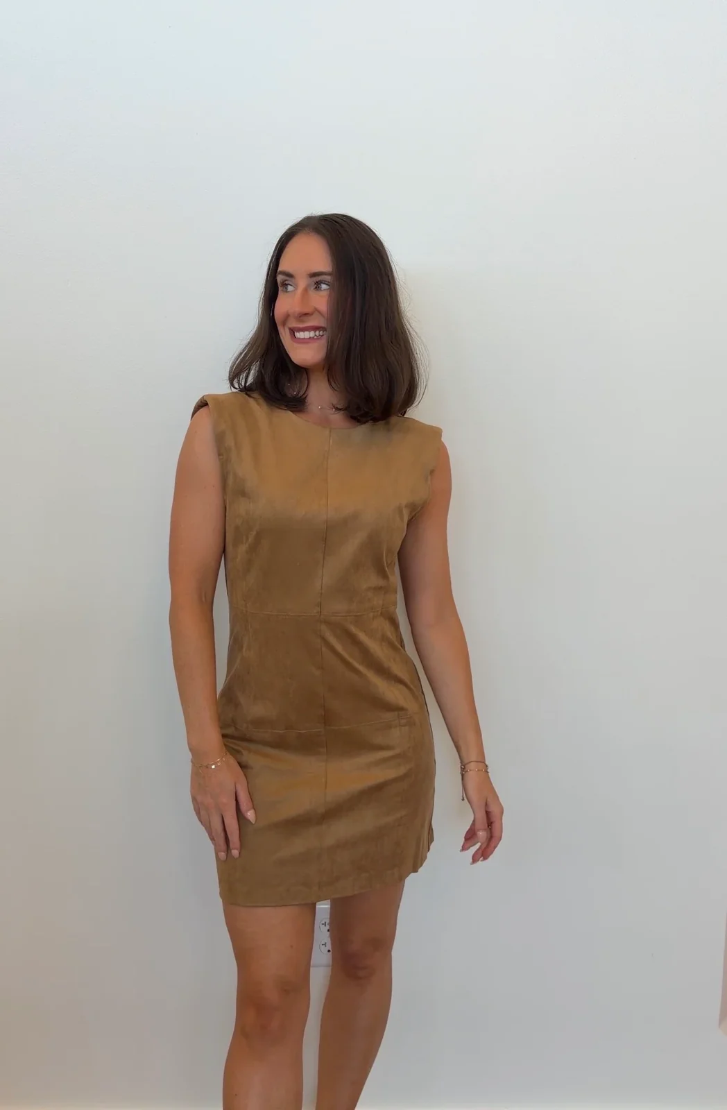 Autumn Daze Suede Dress