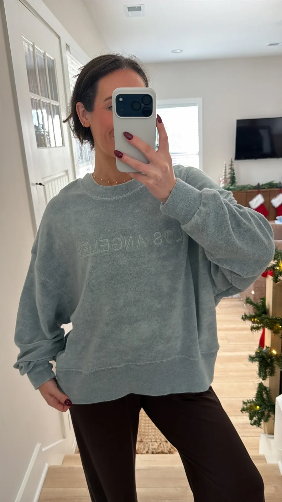 View 2: Silver Mist Crewneck