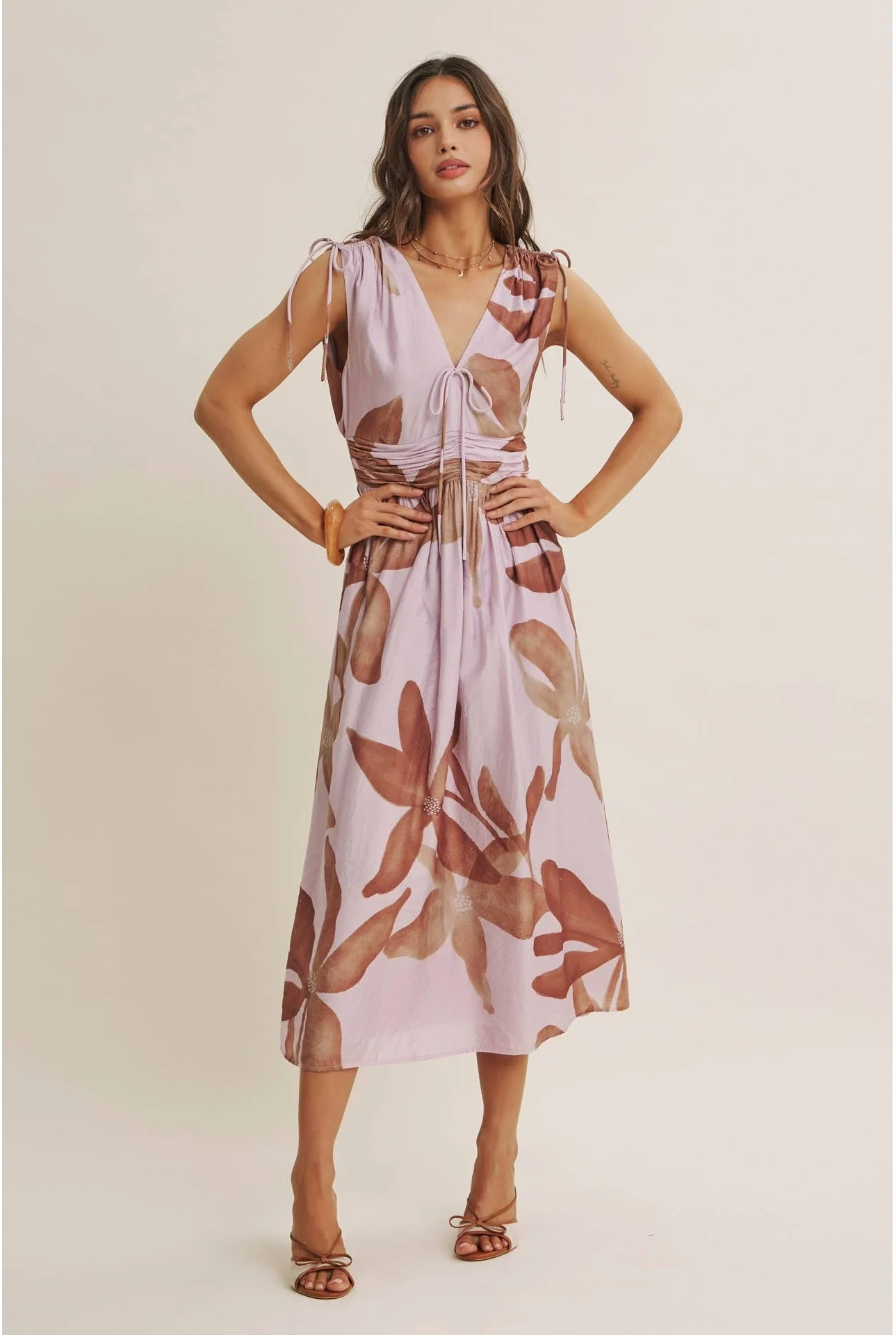 View 9: Tropical Sunset Midi Dress
