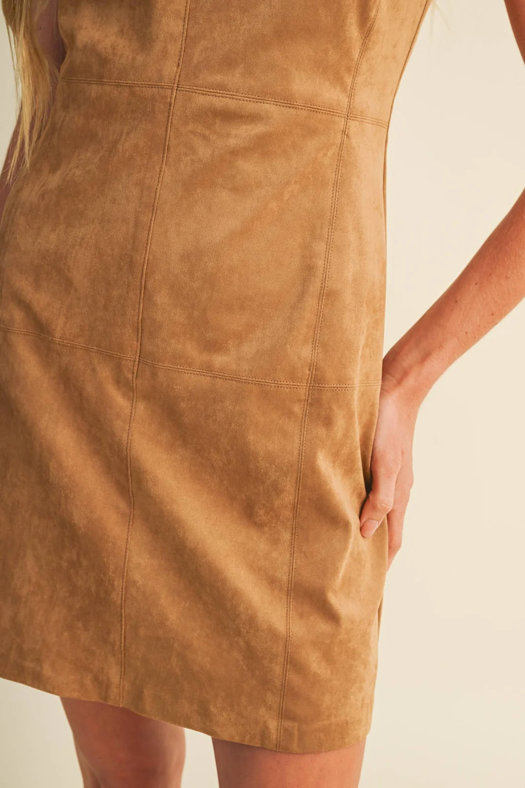 Autumn Daze Suede Dress