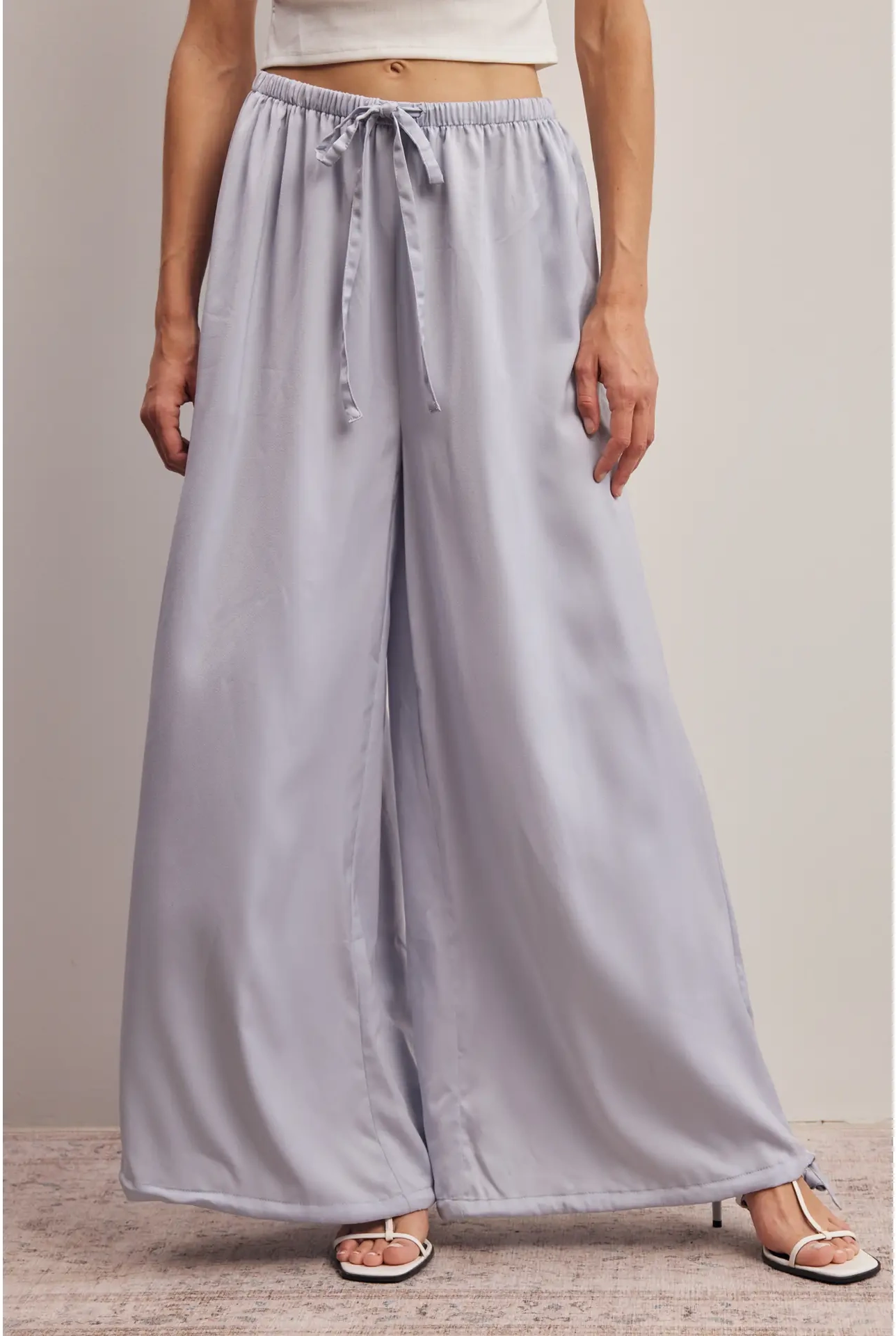 Ocean Mist Silk Pants