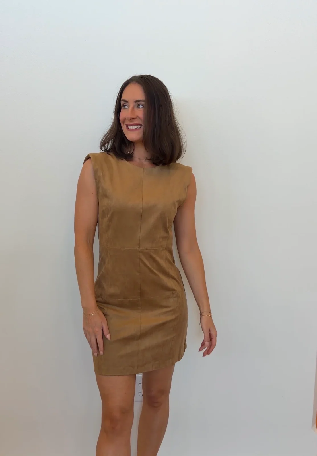 Autumn Daze Suede Dress