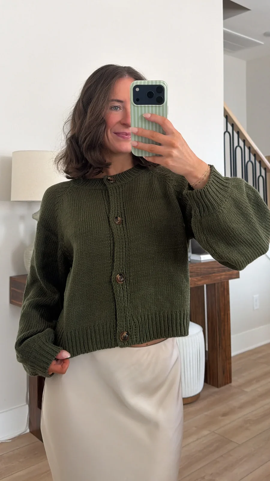 View 2: Villagio Button Up Sweater