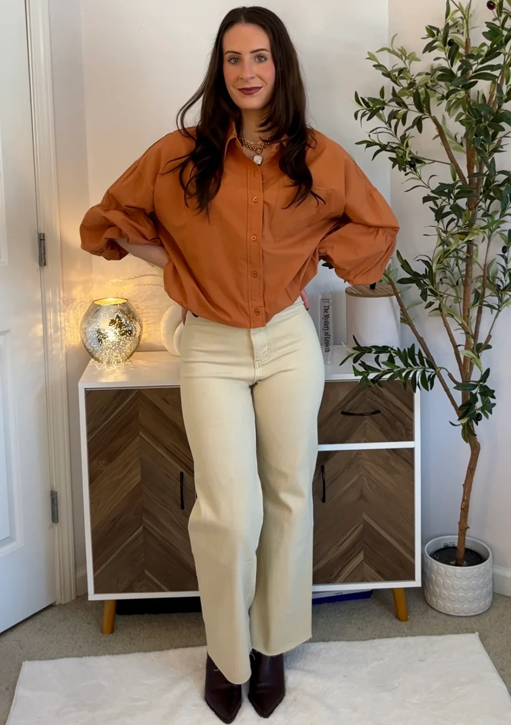 View 11: Cozy Trails Wide Leg Pants