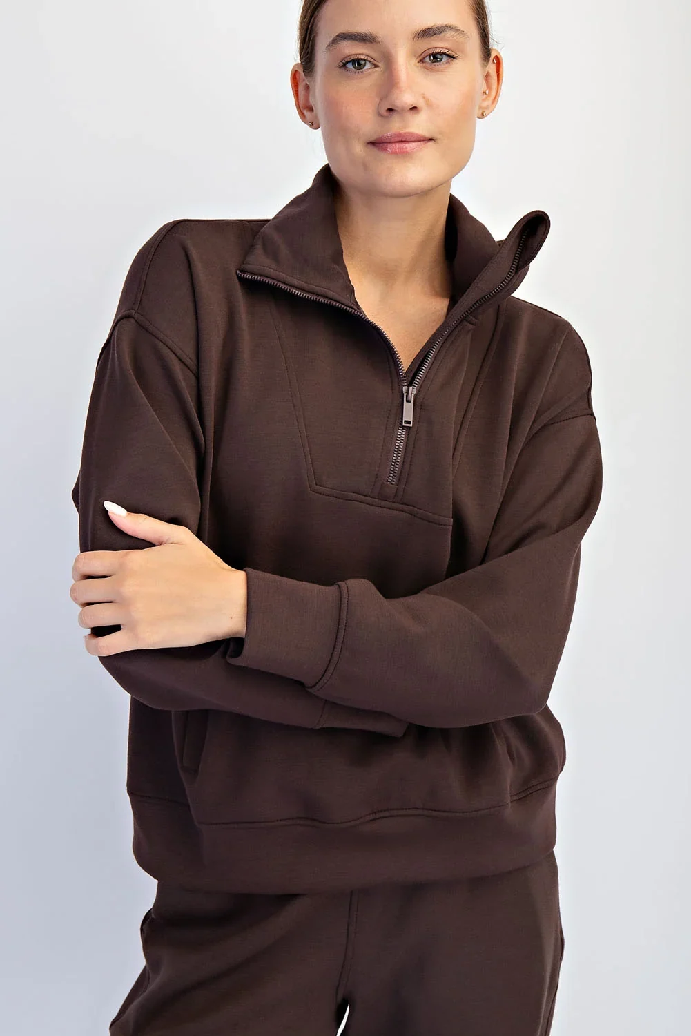 View 12: Roam Free Modal Quarter Zip Pullover
