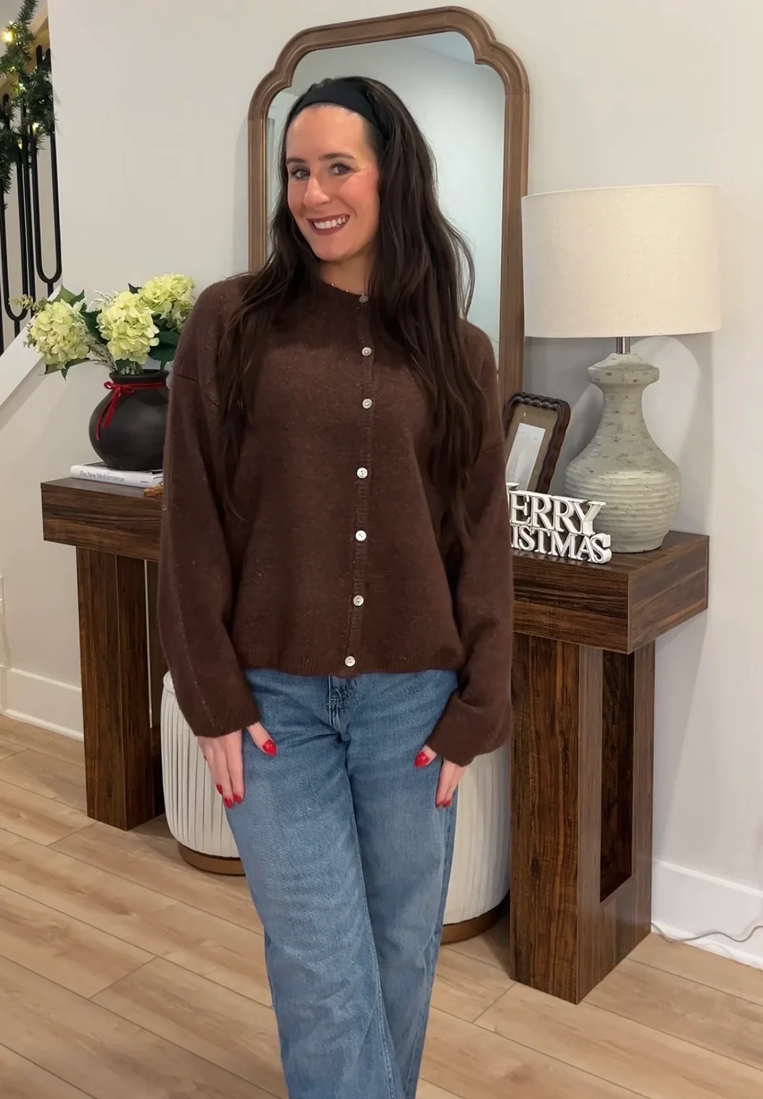 View 19: Cream Coast Cardigan Sweater