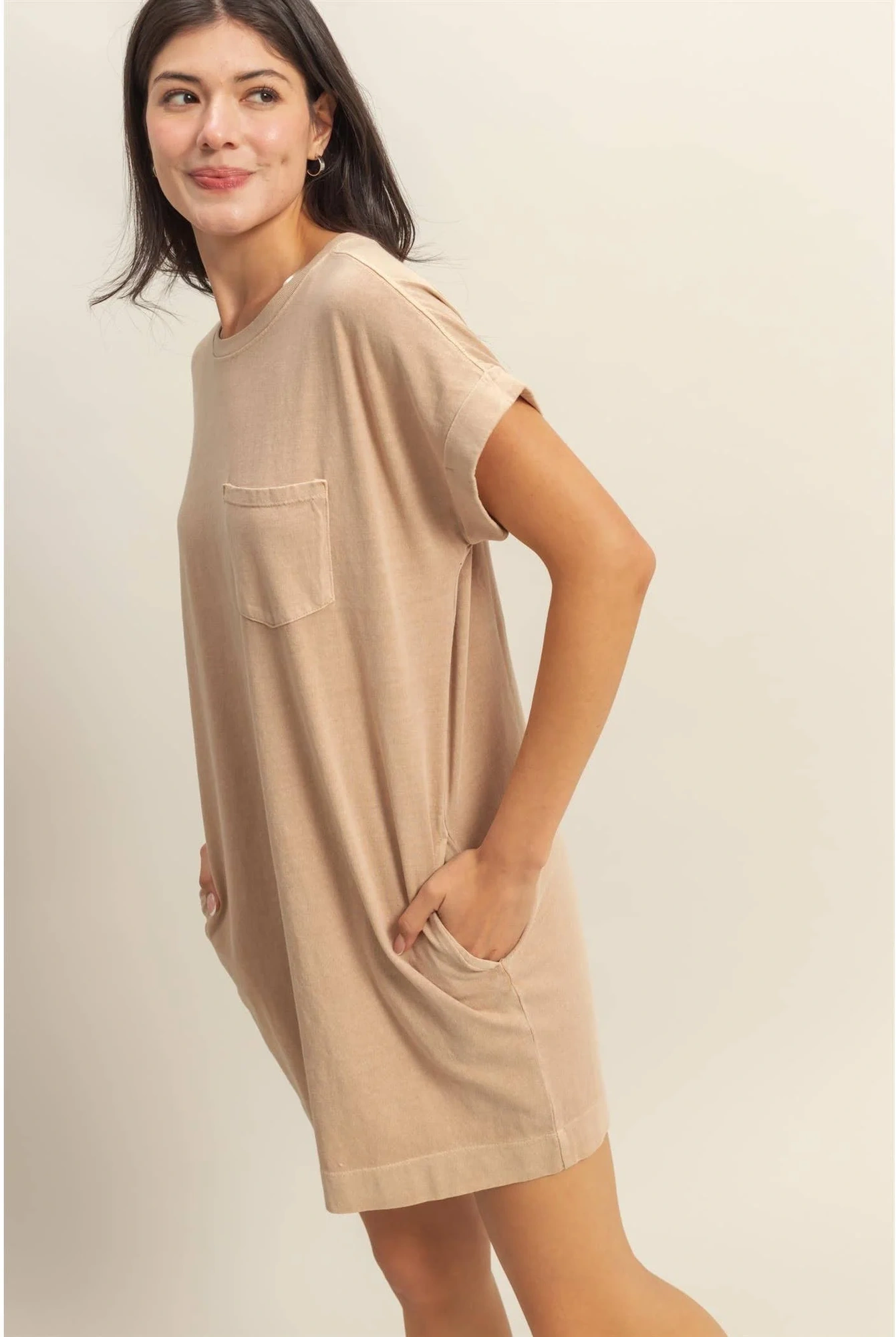 View 3: Unwind In Style T-Shirt Dress