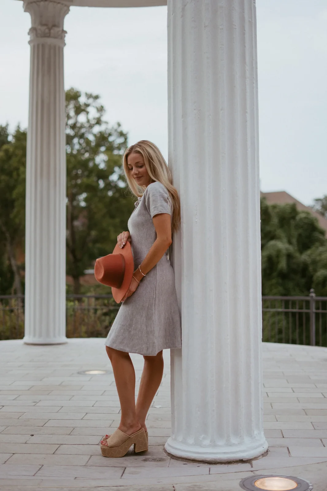 Roma Polo Collared Sweater Dress