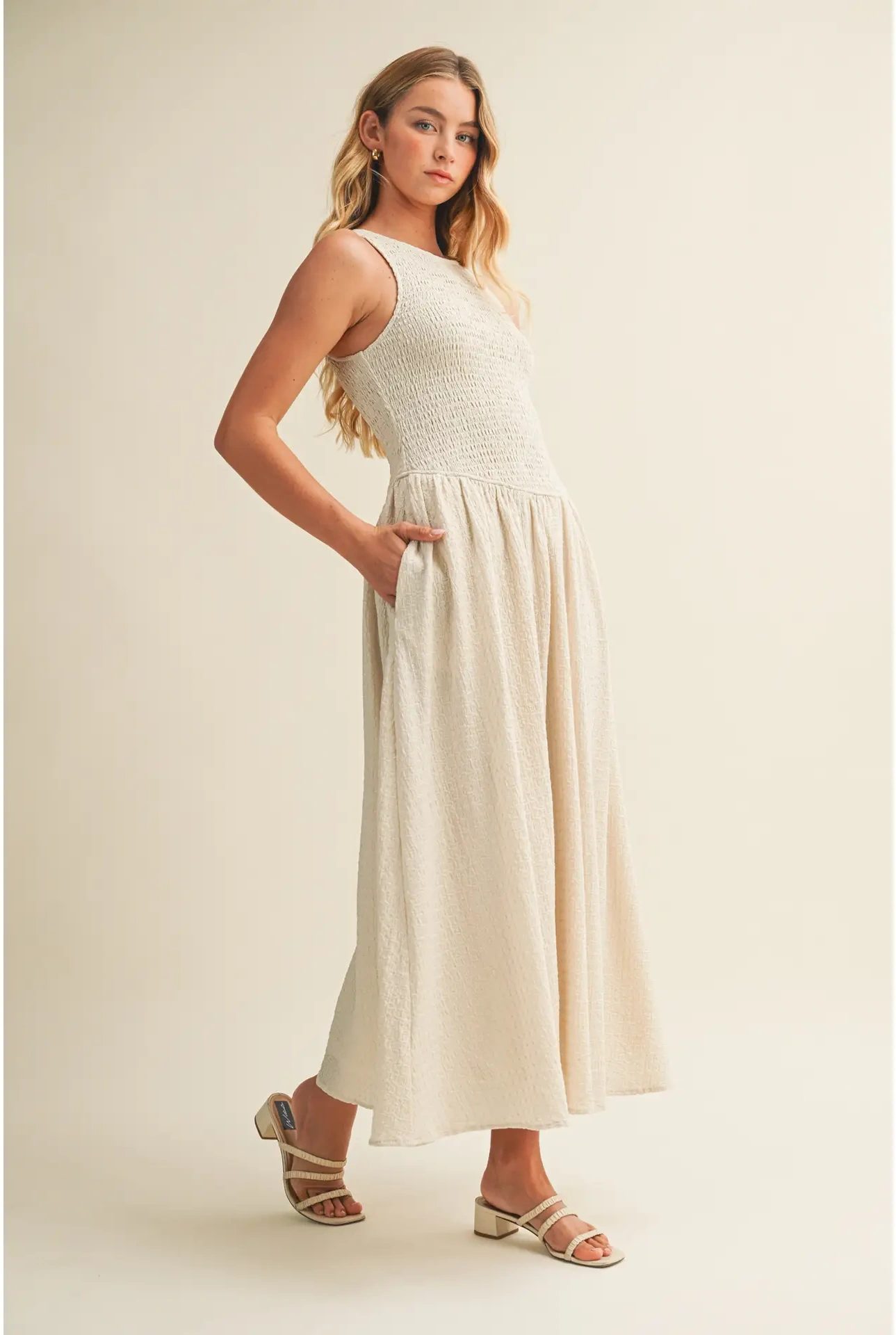 Summer Breeze Smocked Maxi Dress